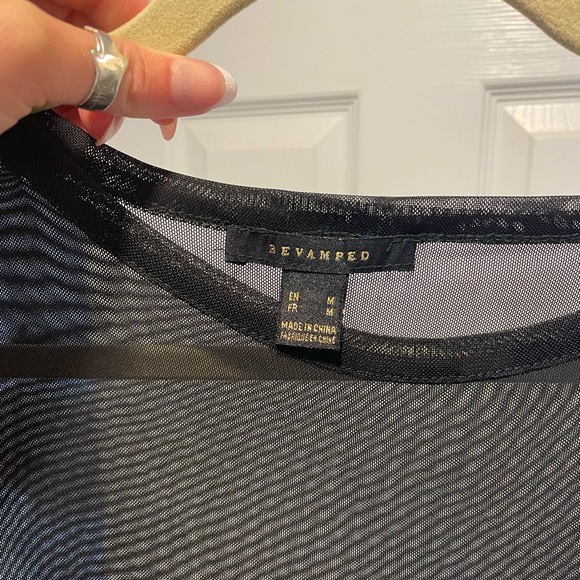 Revamped Mesh Oversized Tee - Picture 3 of 4